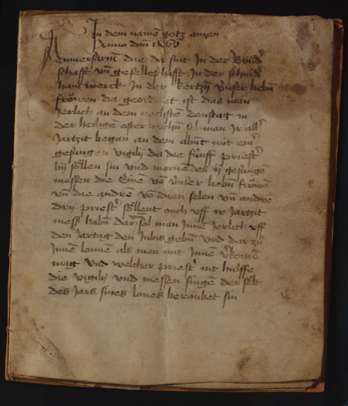 Bruderschaftsrodel von 1466